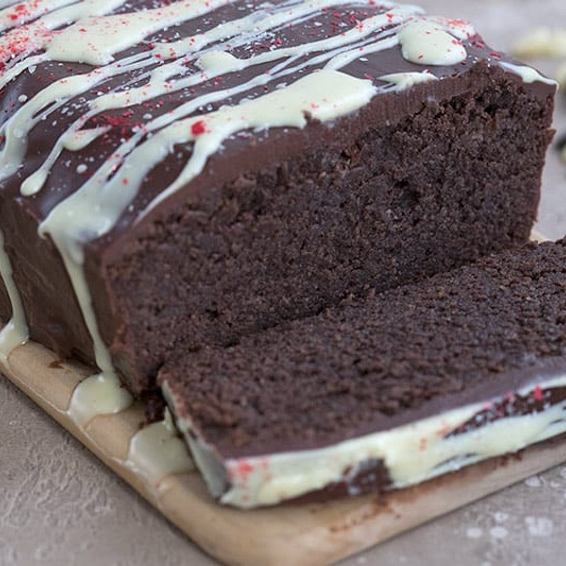 Keto Chocolate Peppermint Pound Cake
