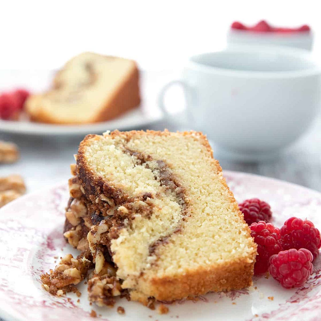 Keto Walnut Coffee Cake