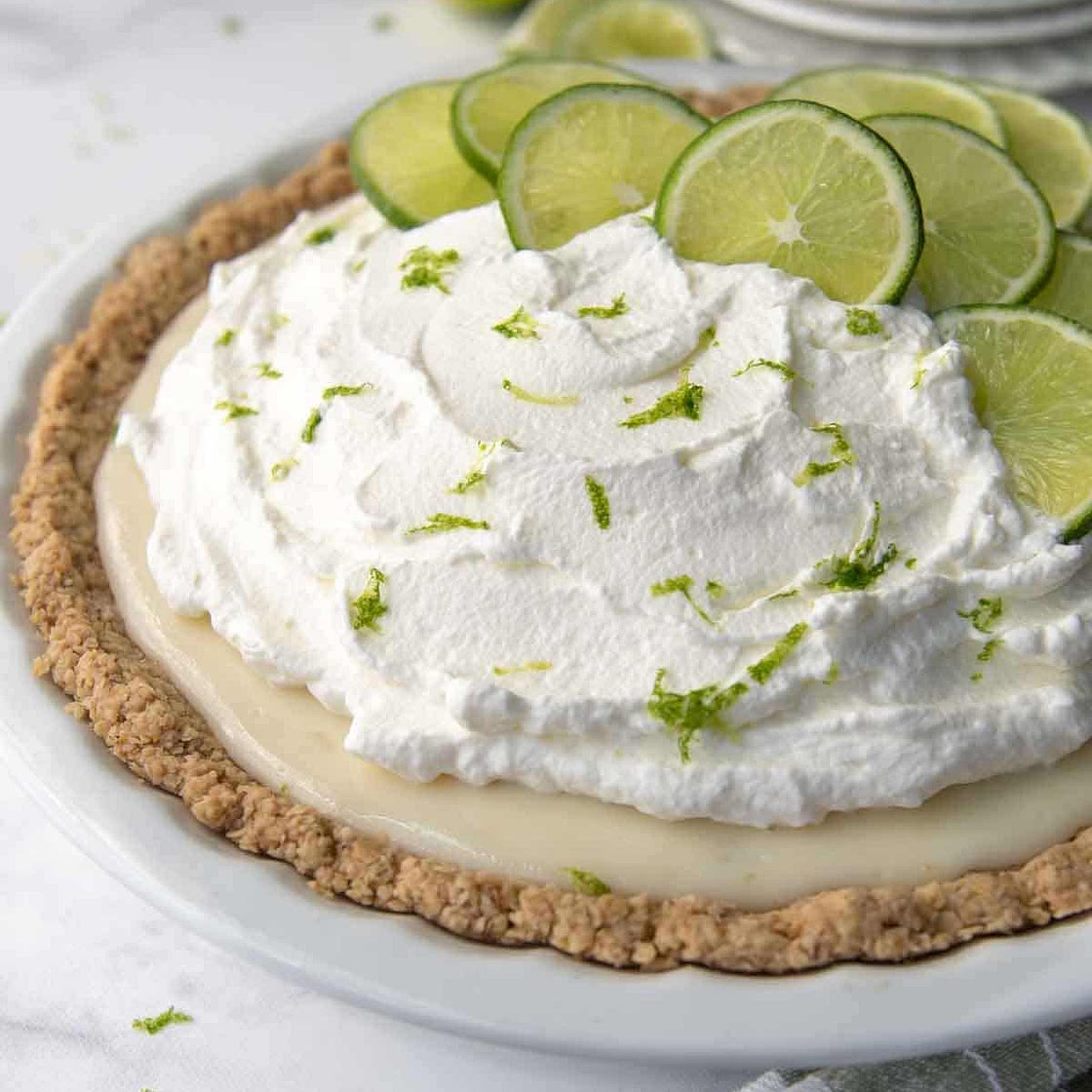 Gluten Free Key Lime Pie with Easy Crust Option