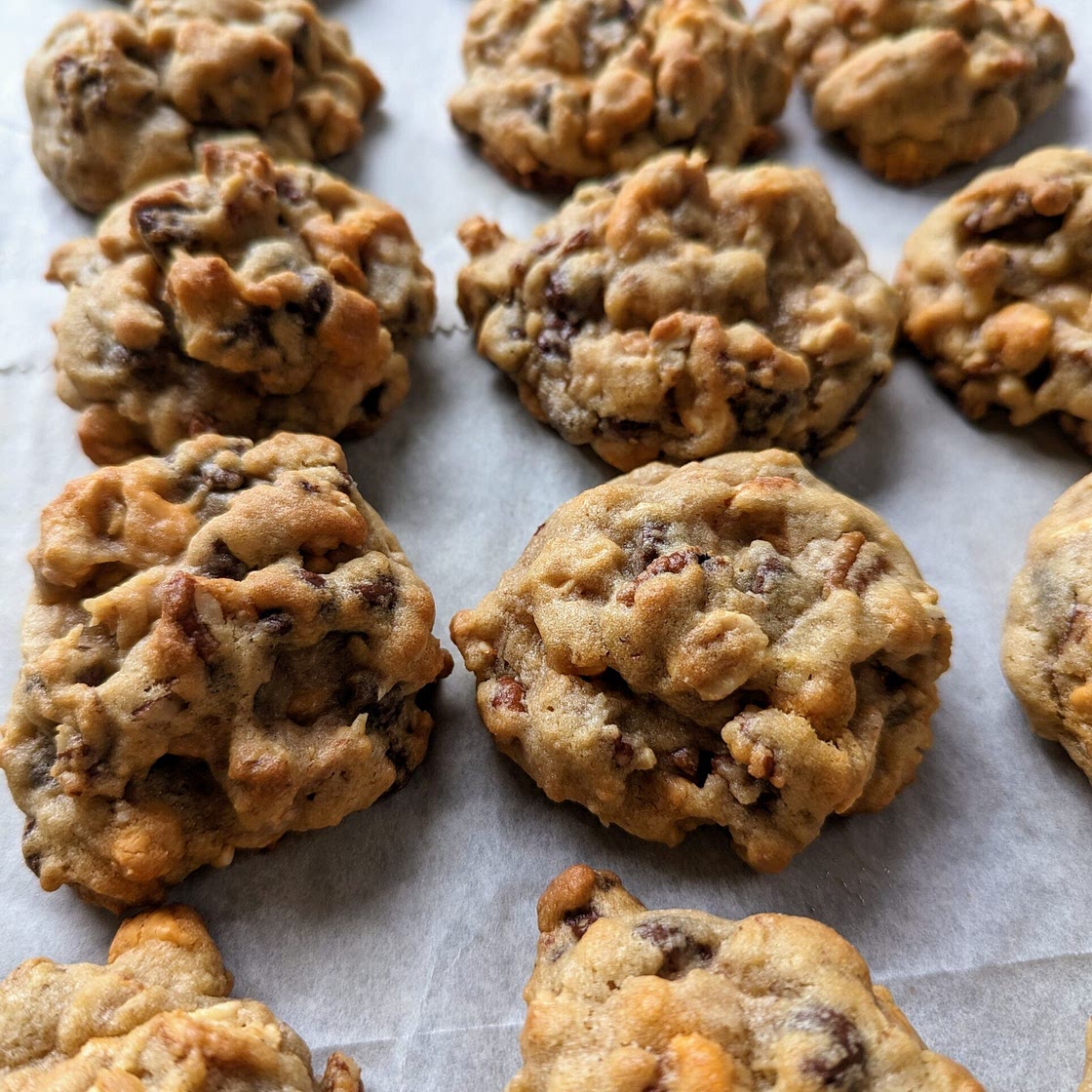 Fluffy Nutty Chocolate Scotcher Cookies