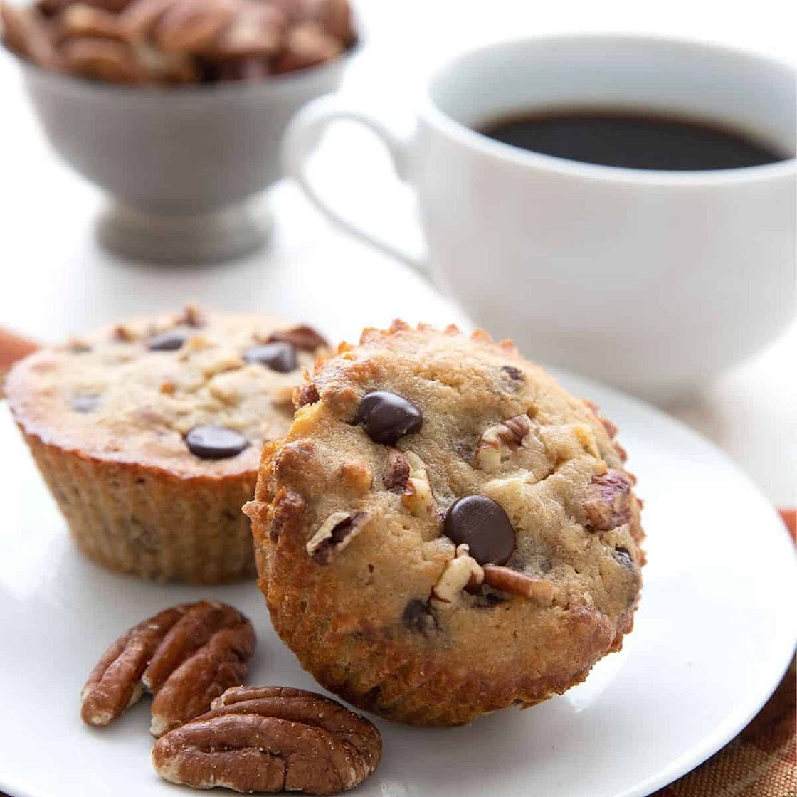Chocolate Pecan Pie Muffins