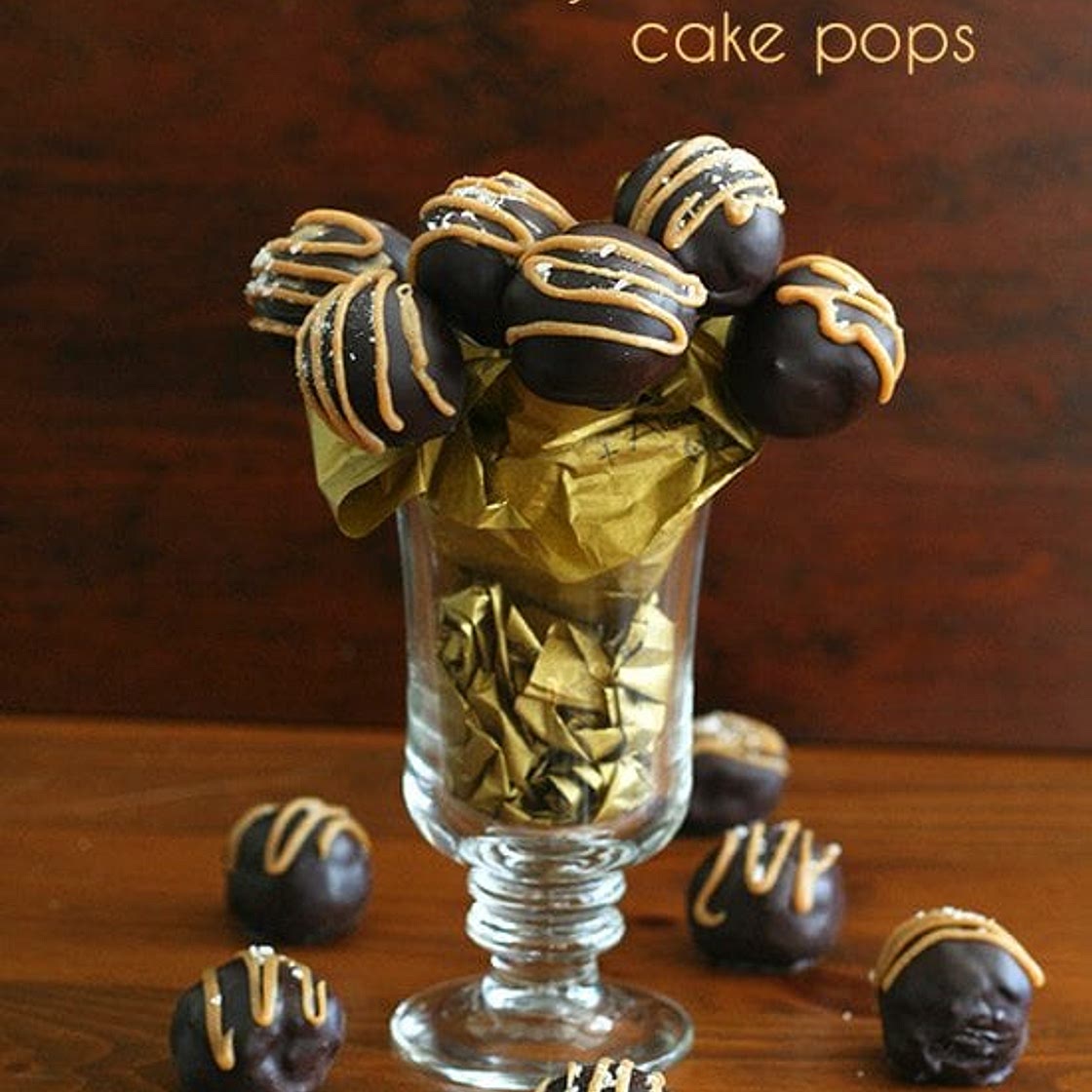 Keto Salted Caramel Cake Pops