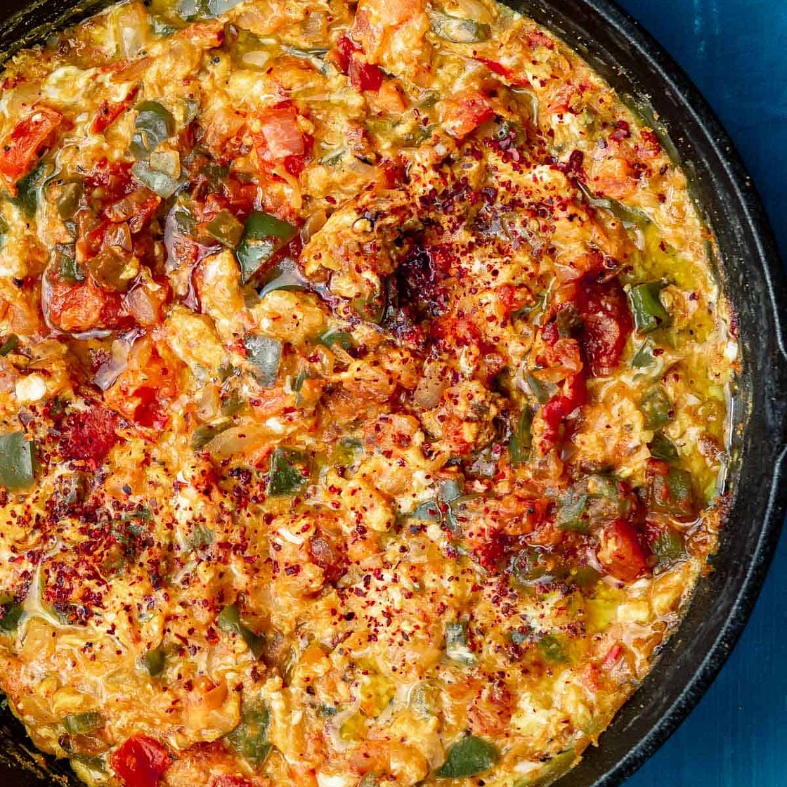 Menemen Recipe: Turkish Scrambled Eggs with Tomatoes