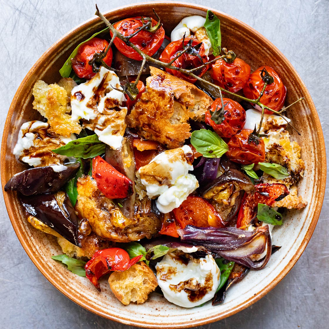 Roasted Panzanella Traybake