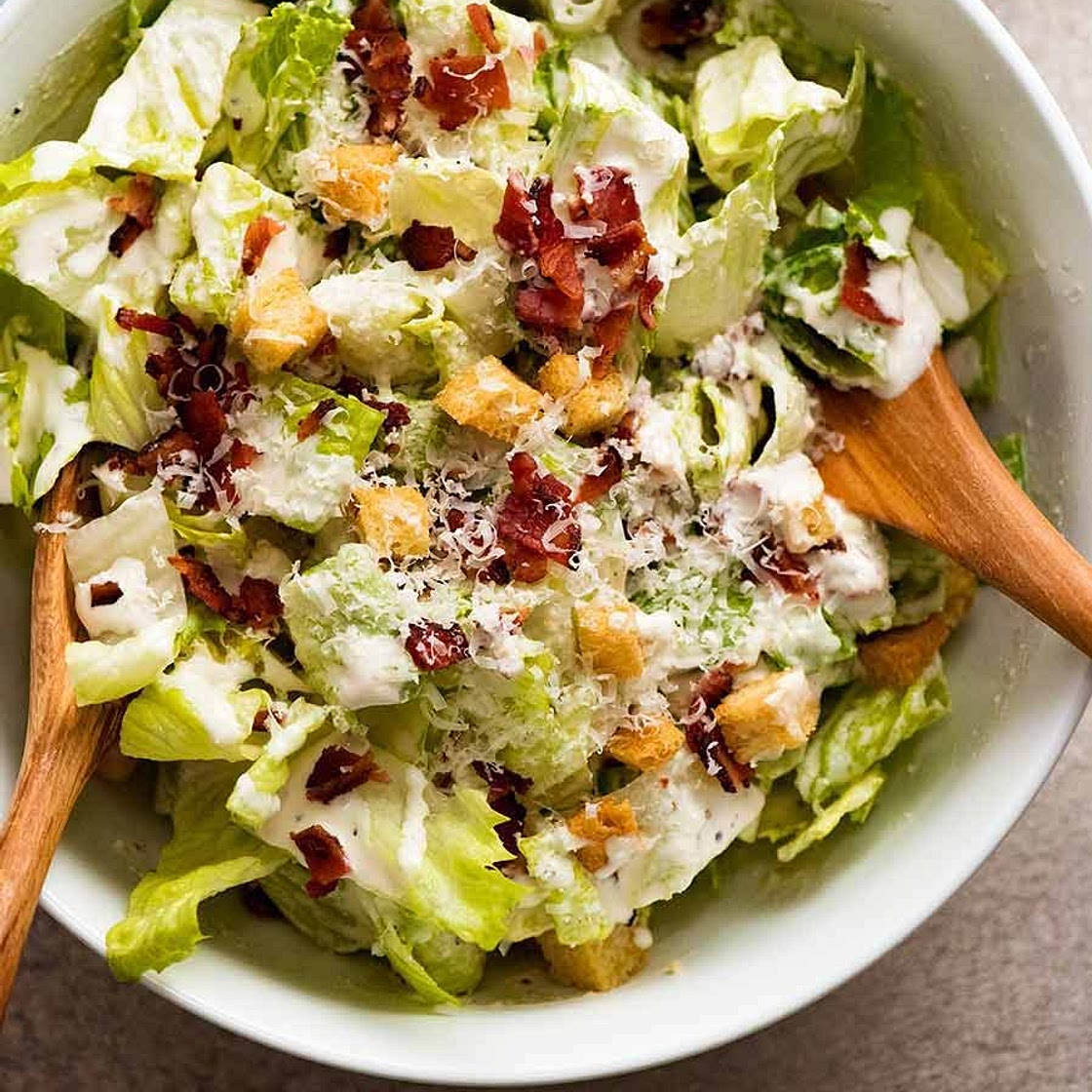 Caesar Salad - with homemade Caesar Salad Dressing