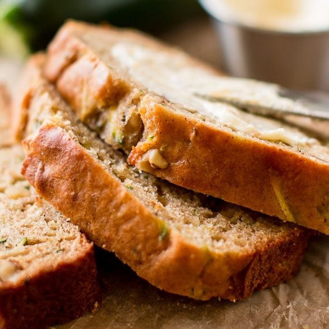 Greek Yogurt Zucchini Bread