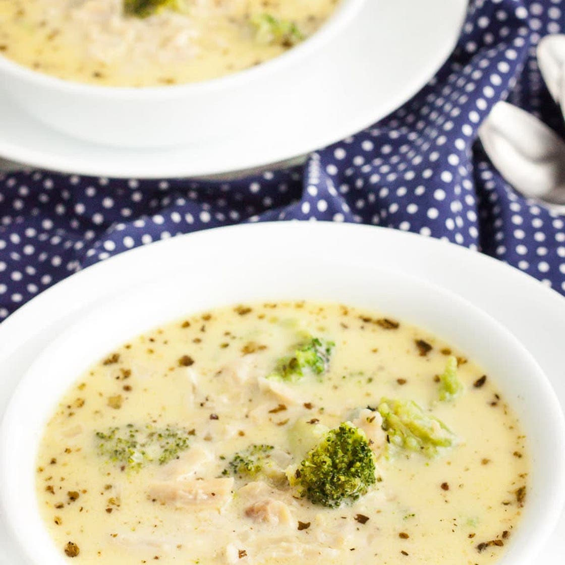 Keto Chicken Alfredo Soup