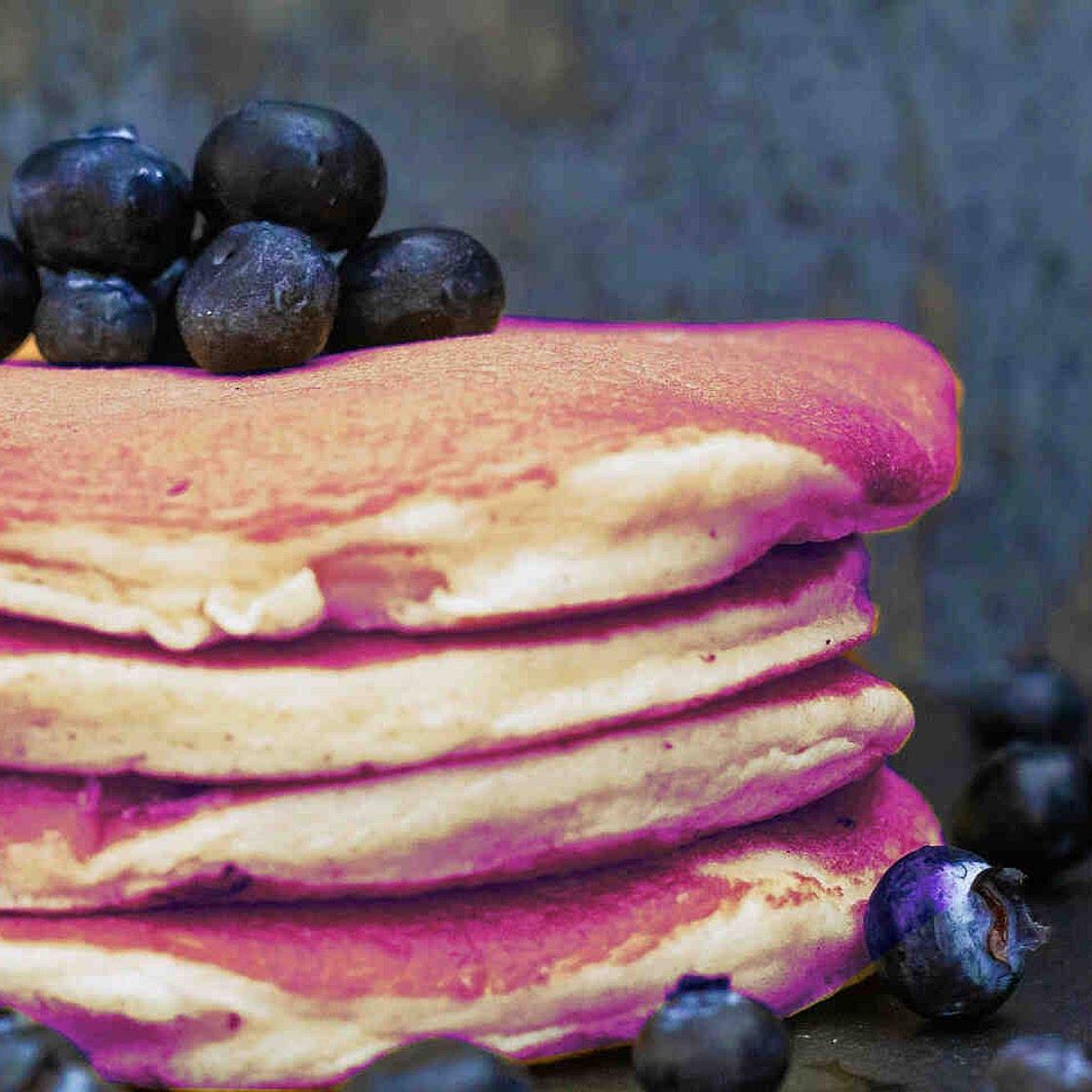 Ube Mochi Pancakes Recipe