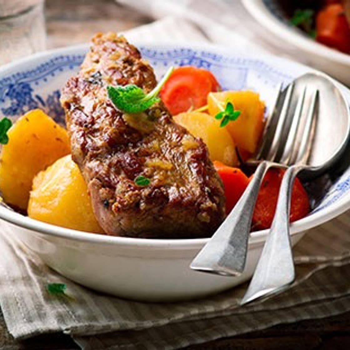 Stufato di vitello e verdure