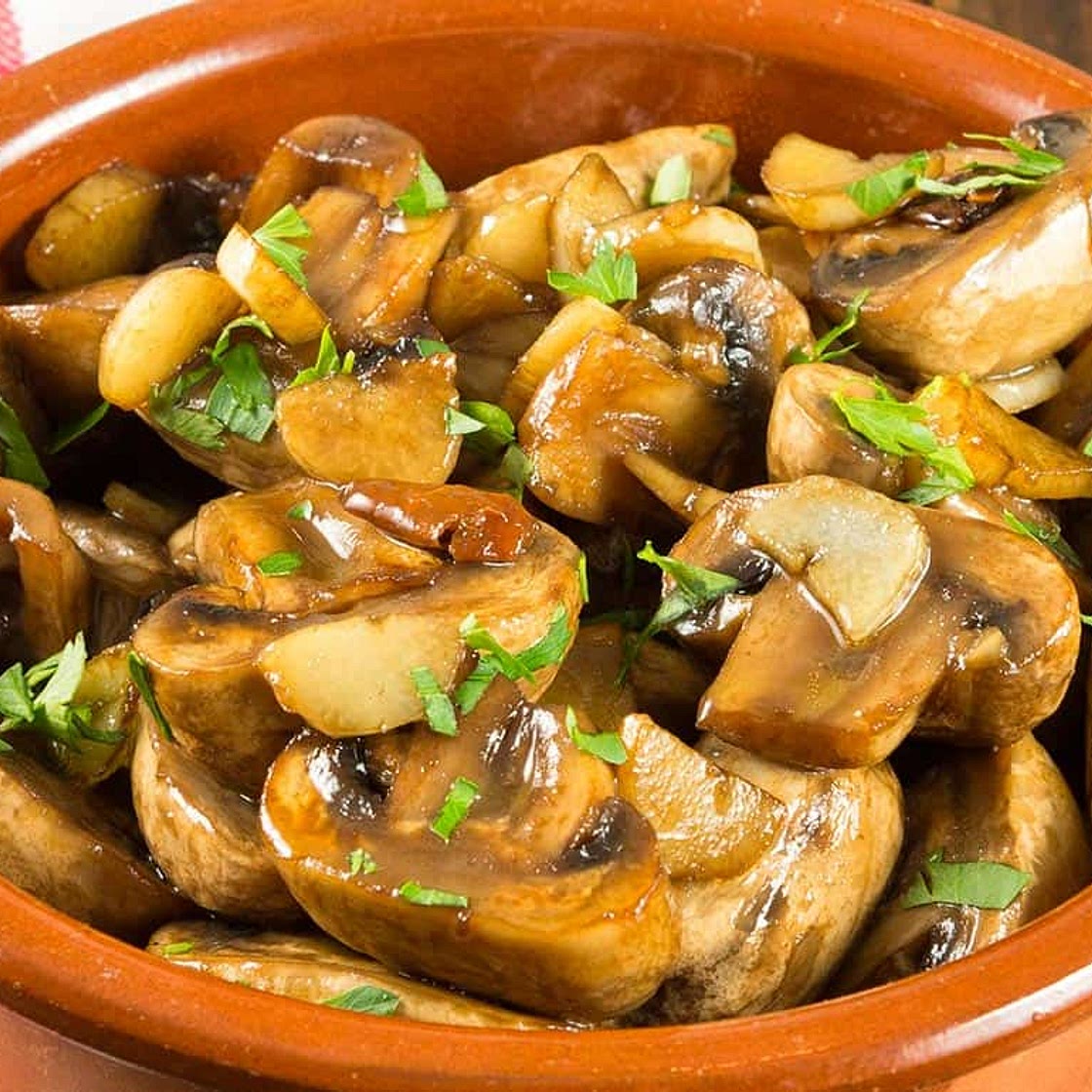 Receta de champiñones al ajillo fáciles