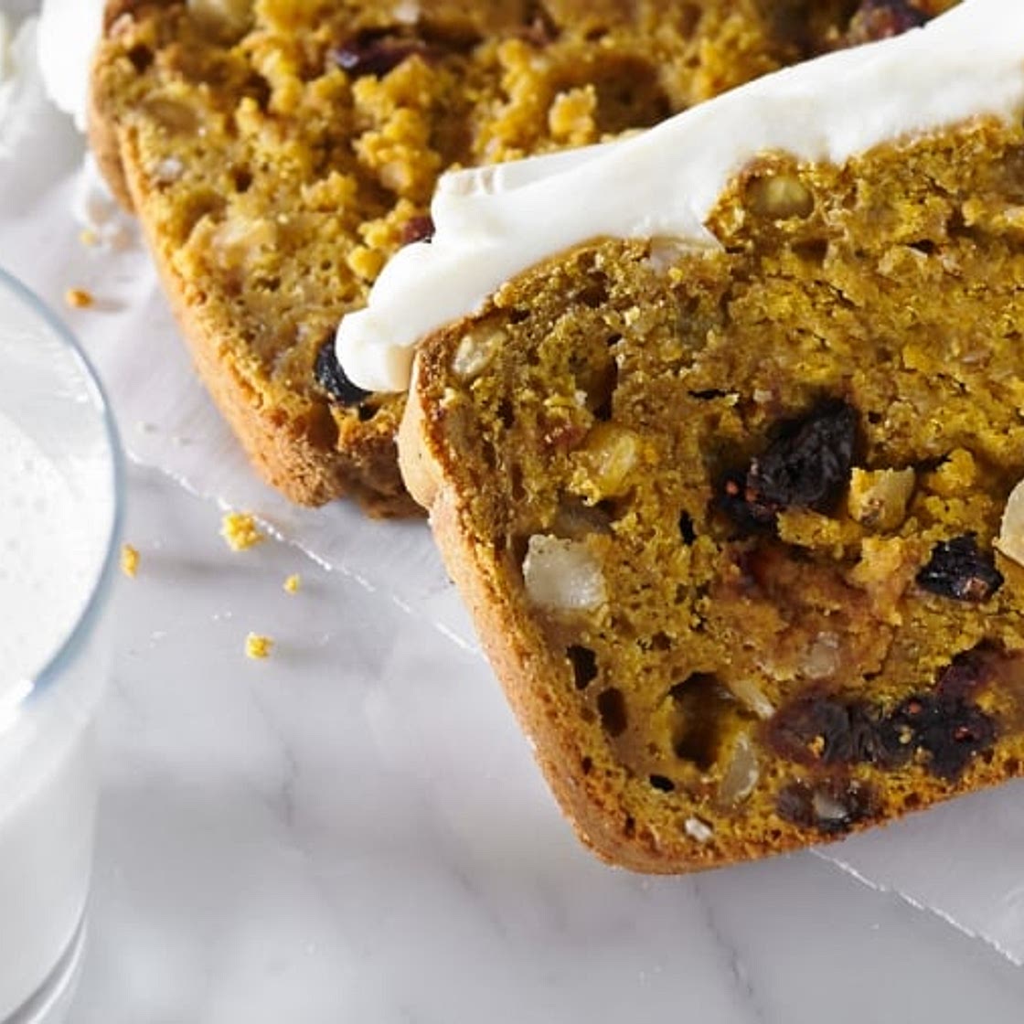 Pumpkin Bread with Dried Fruit