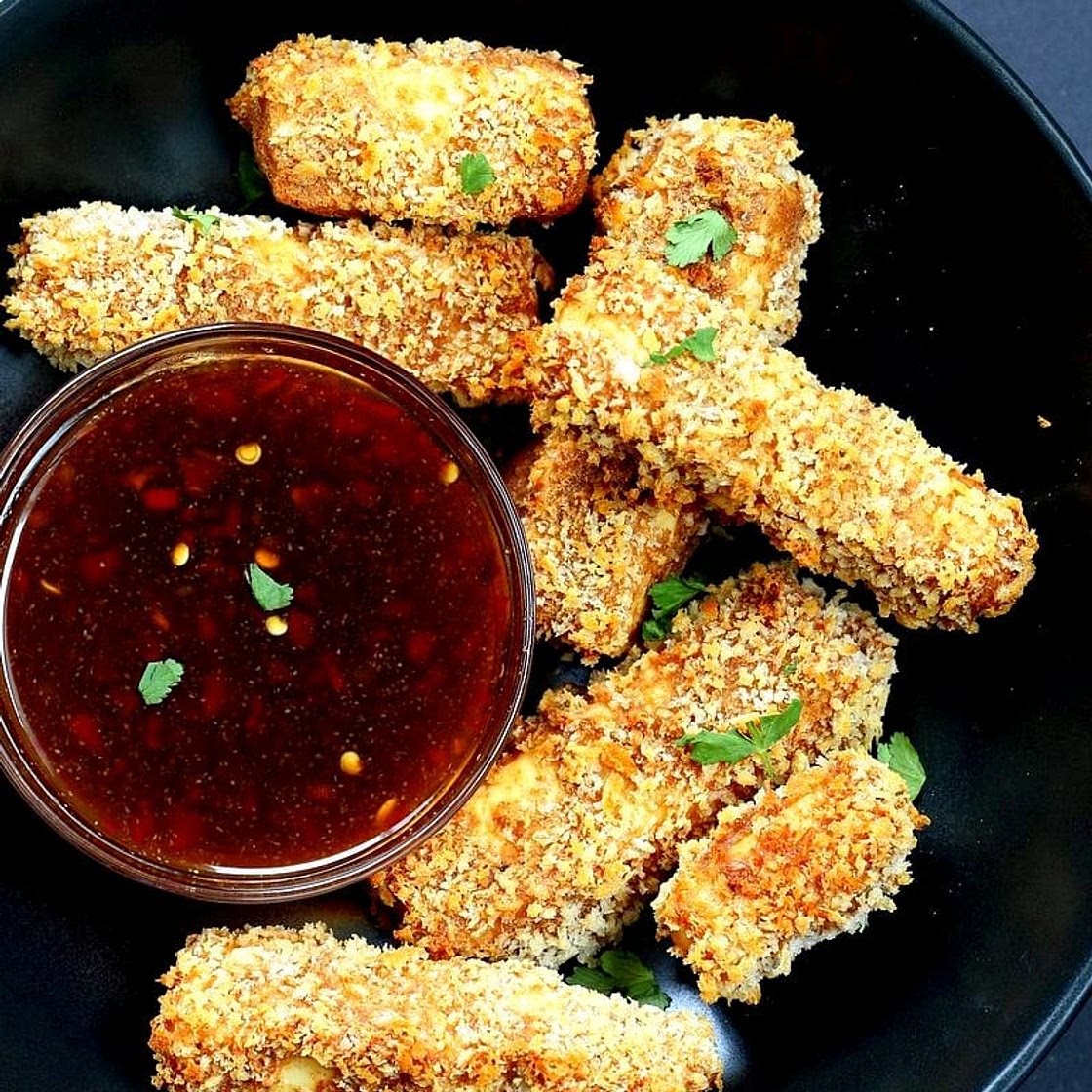 Crispy Tofu with Sweet Chili Sauce