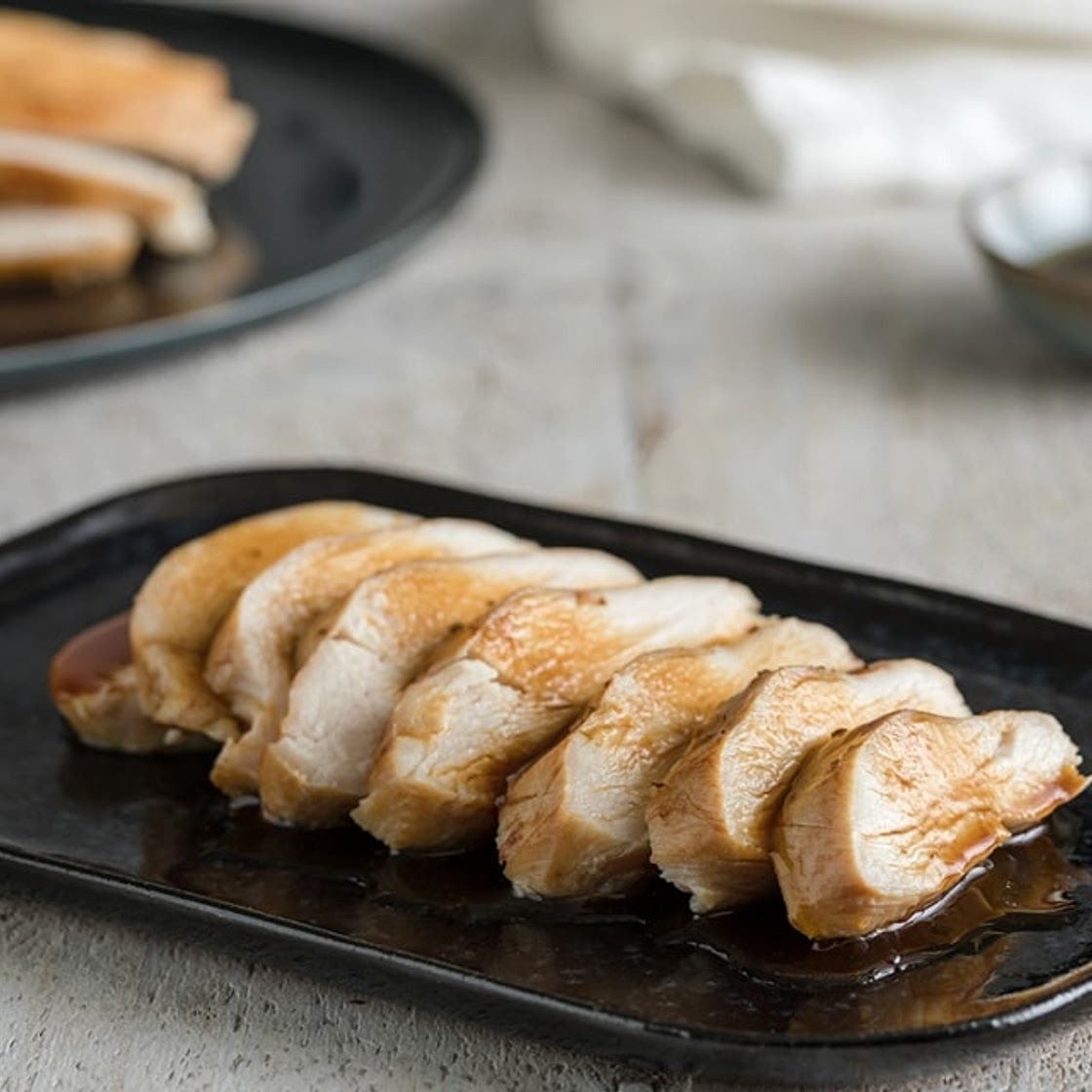 Petto di pollo con cottura a bassa temperatura