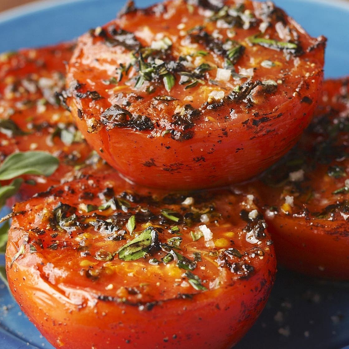 Gegrillte Kräutertomaten