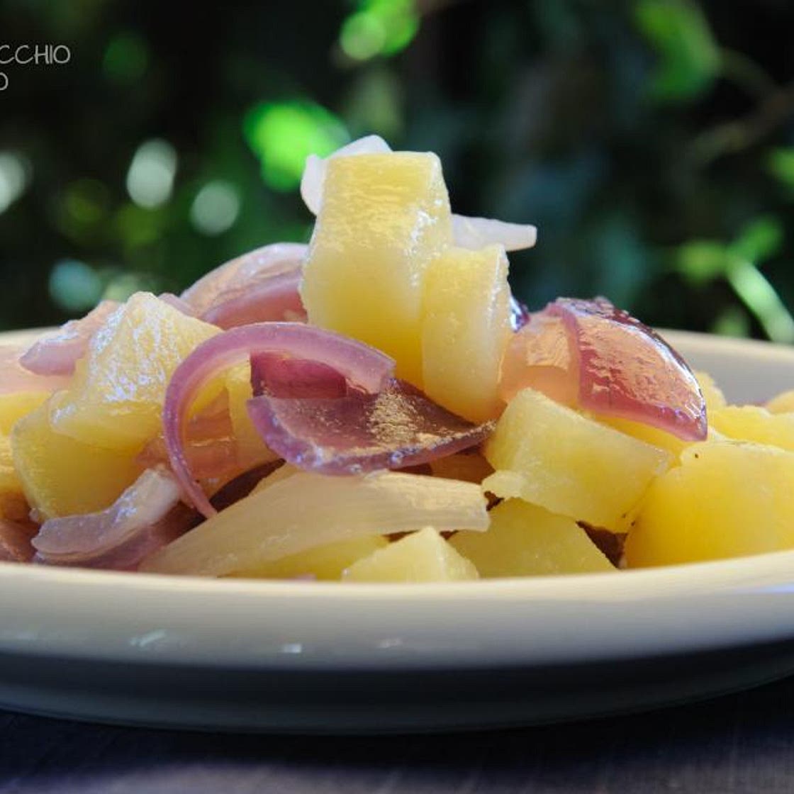 Patate e cipolle al vapore