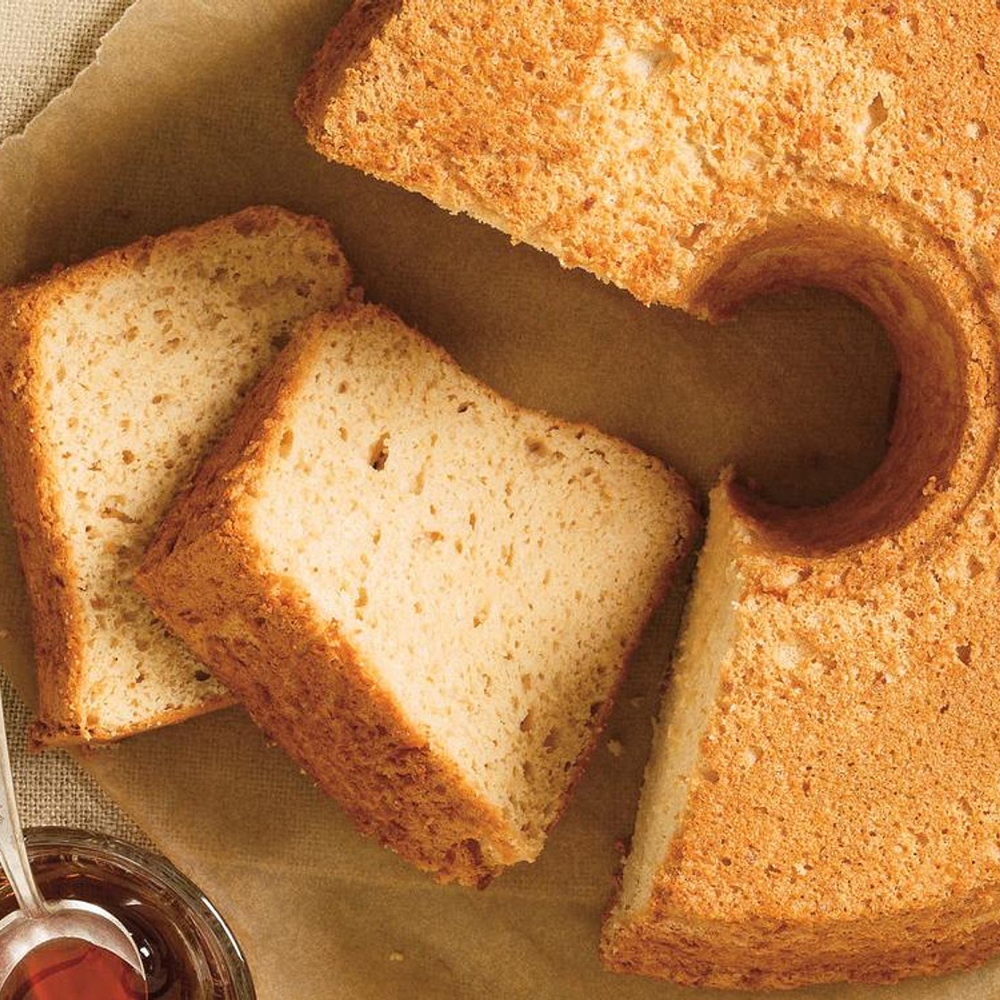 Maple Angel Food Cake