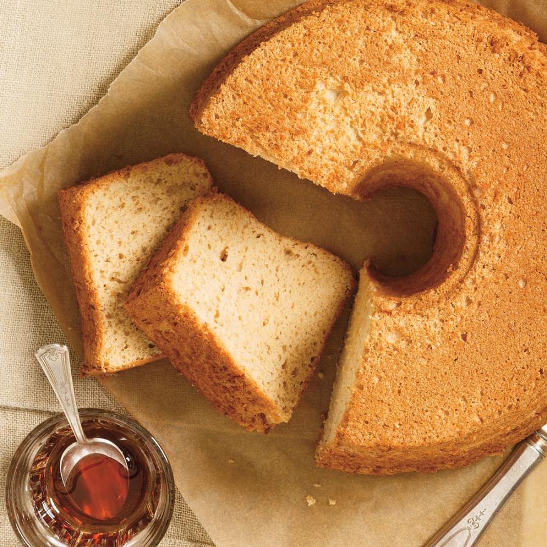 Maple Angel Food Cake