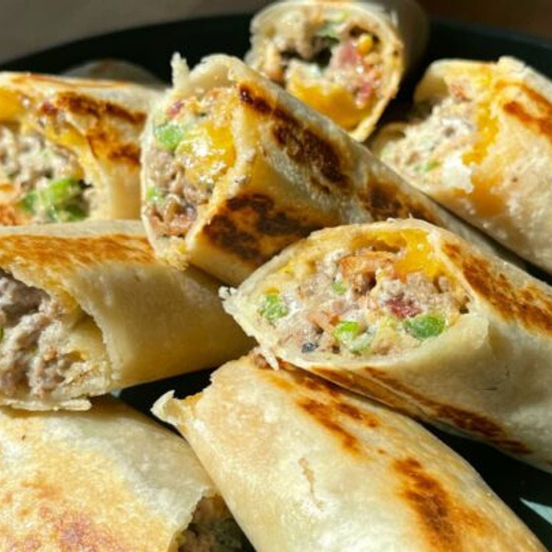 Jalapeño Popper Beef Taquitos