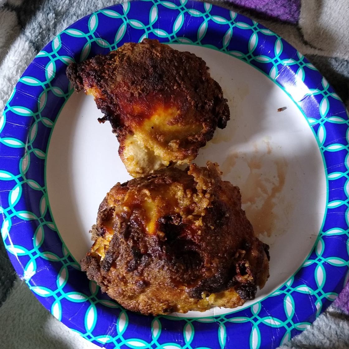 Air-Fryer Fried Chicken Thighs