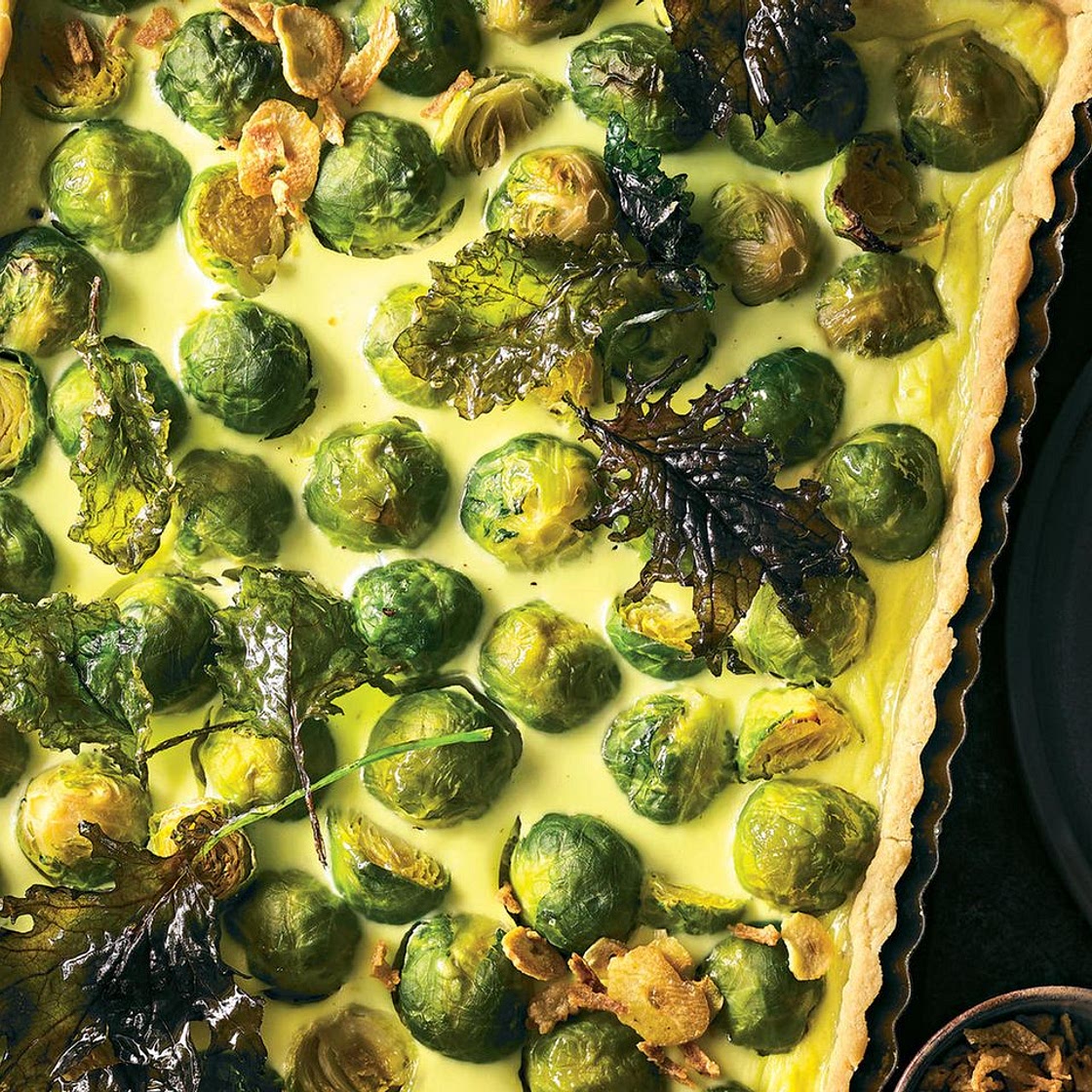 Rosenkohl-Wasabi-Tarte