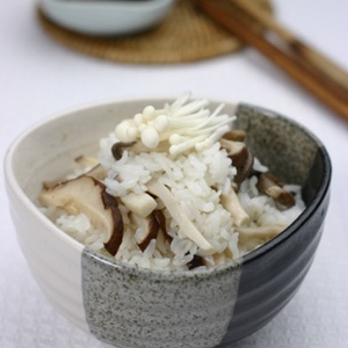 달래간장과 모둠버섯밥