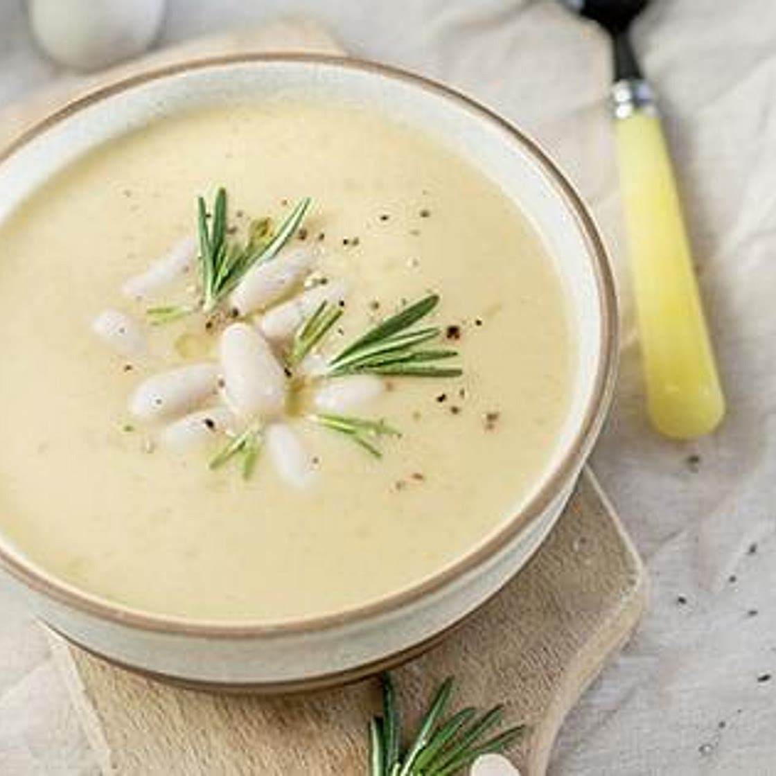 White Bean Soup with Rosemary