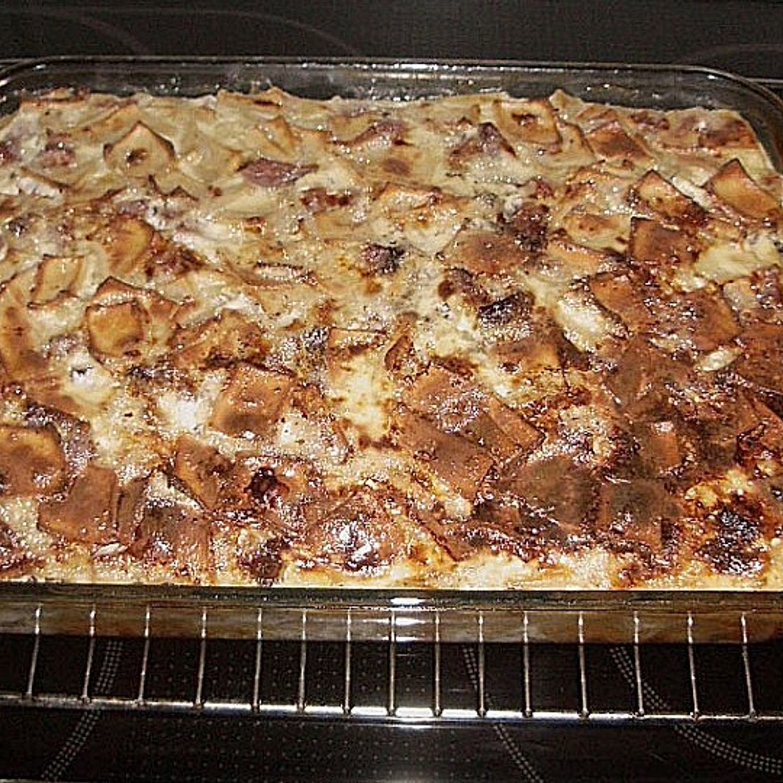 Schinkenfleckerln bayrische Art