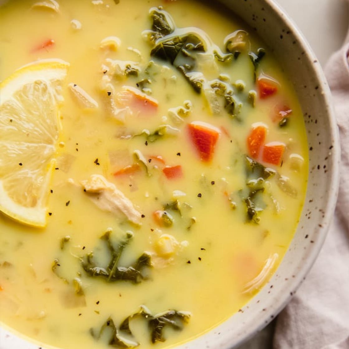 Greek Lemon Chicken Soup