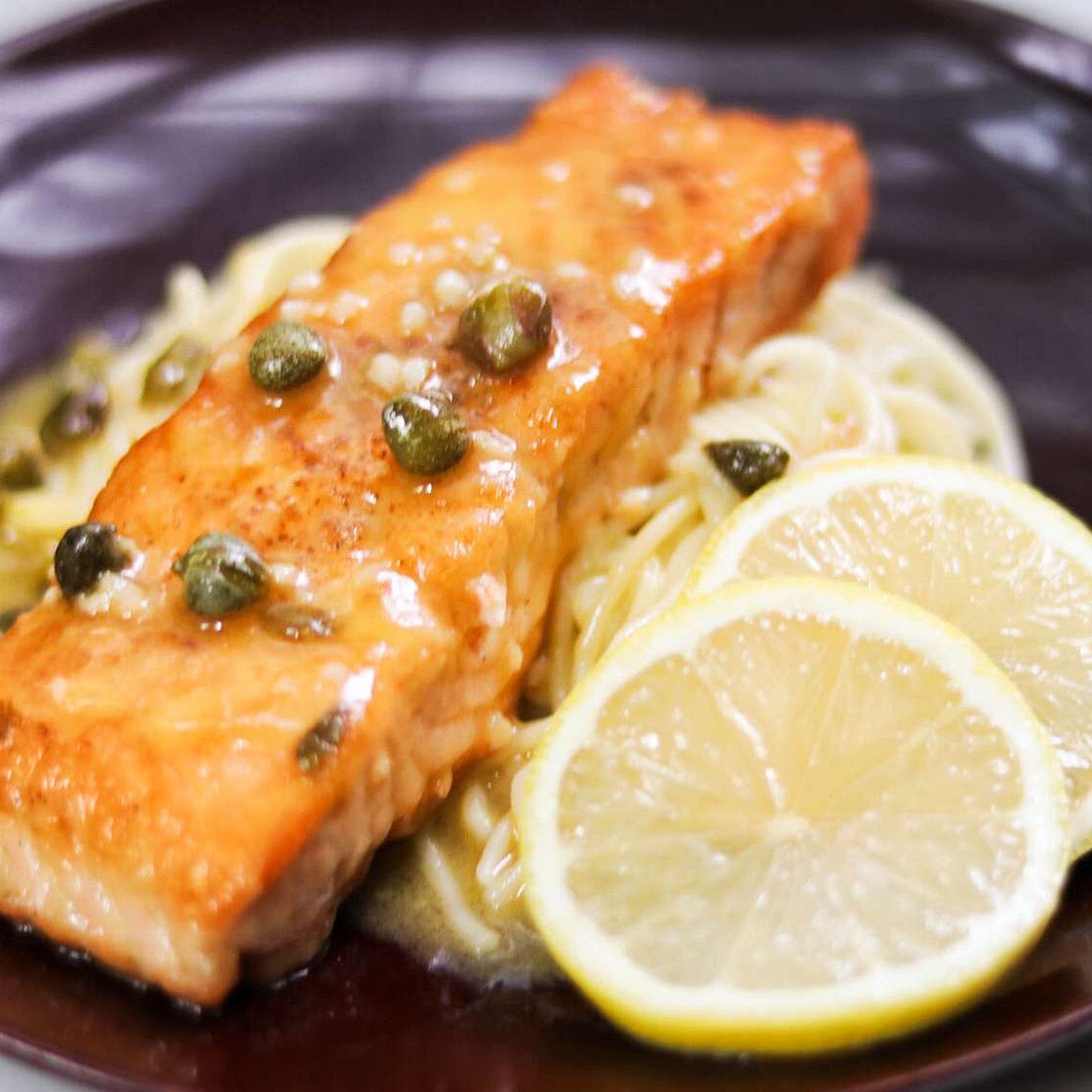 Quick Salmon Piccata