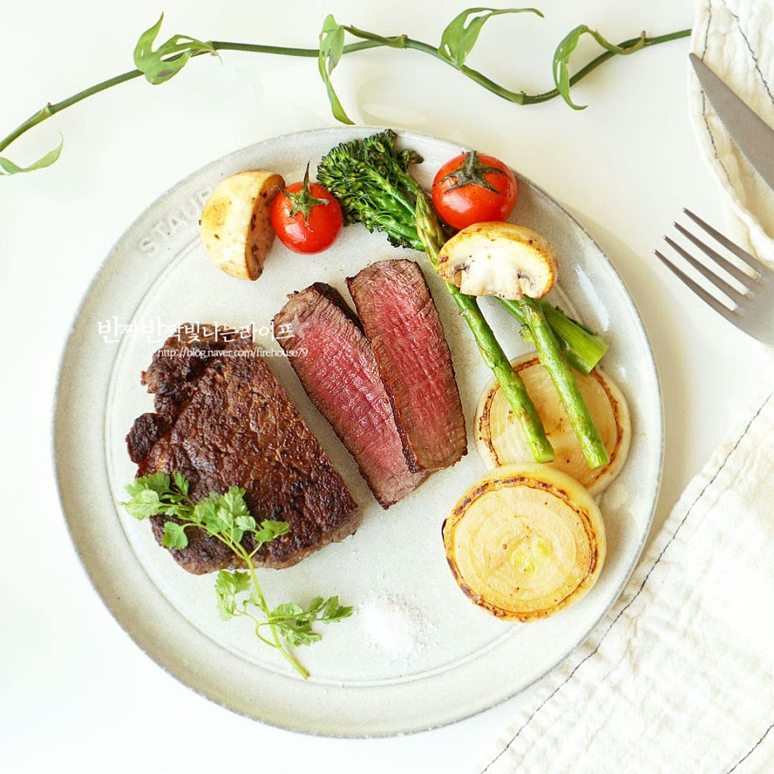 안심 스테이크 맛있게 굽는법 집에서 소고기 스테이크 굽기