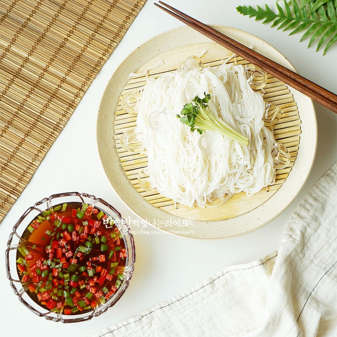 최화정 쯔유 국수 쯔유 활용 소스 냉국수 레시피