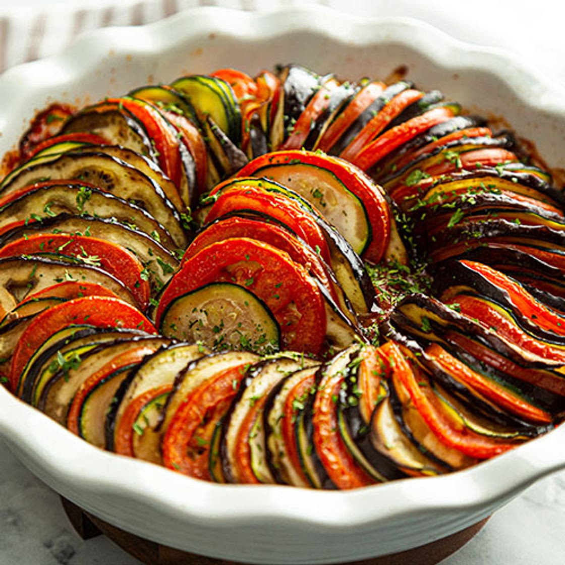 Homemade Ratatouille Recipe (Layered)