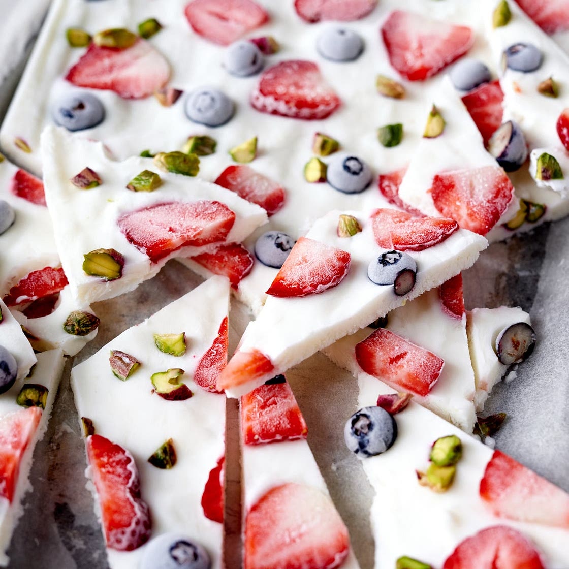 Frozen Yogurt Bark