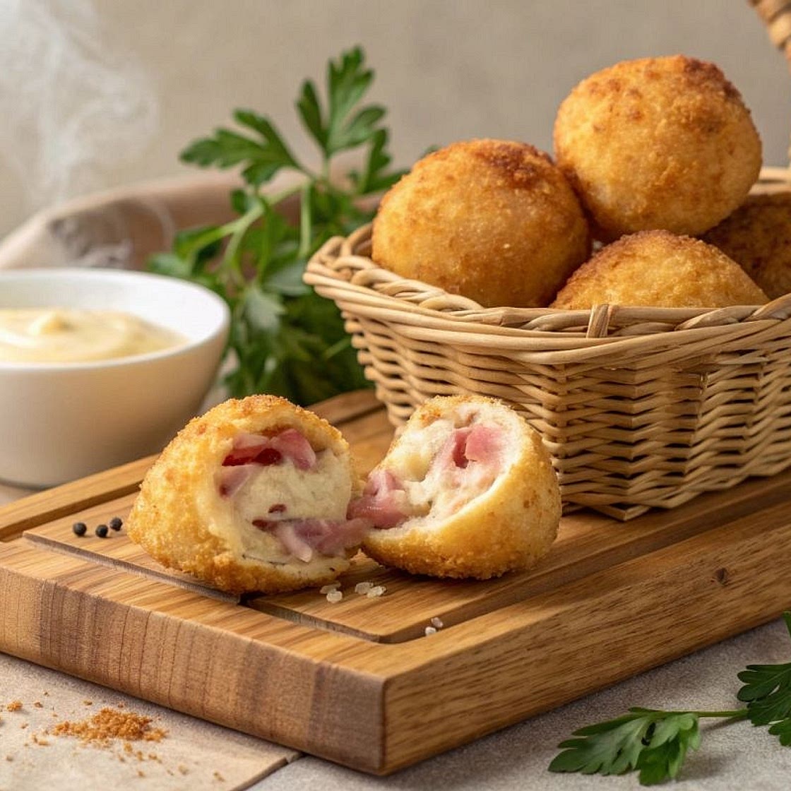 Bolitas de Jamon y Queso