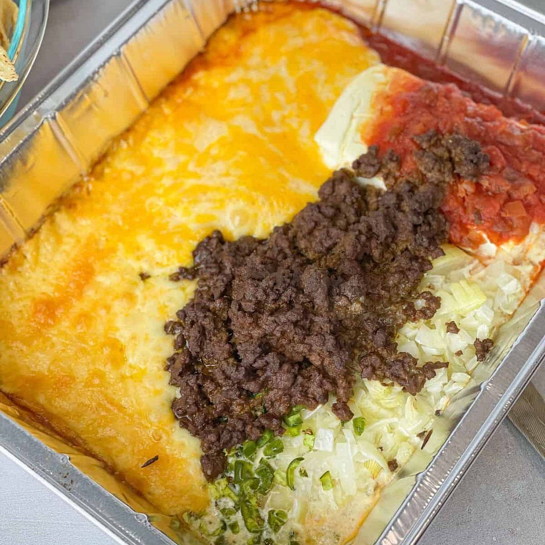 Easy Taco Queso Dip-Viral TikTok Dip