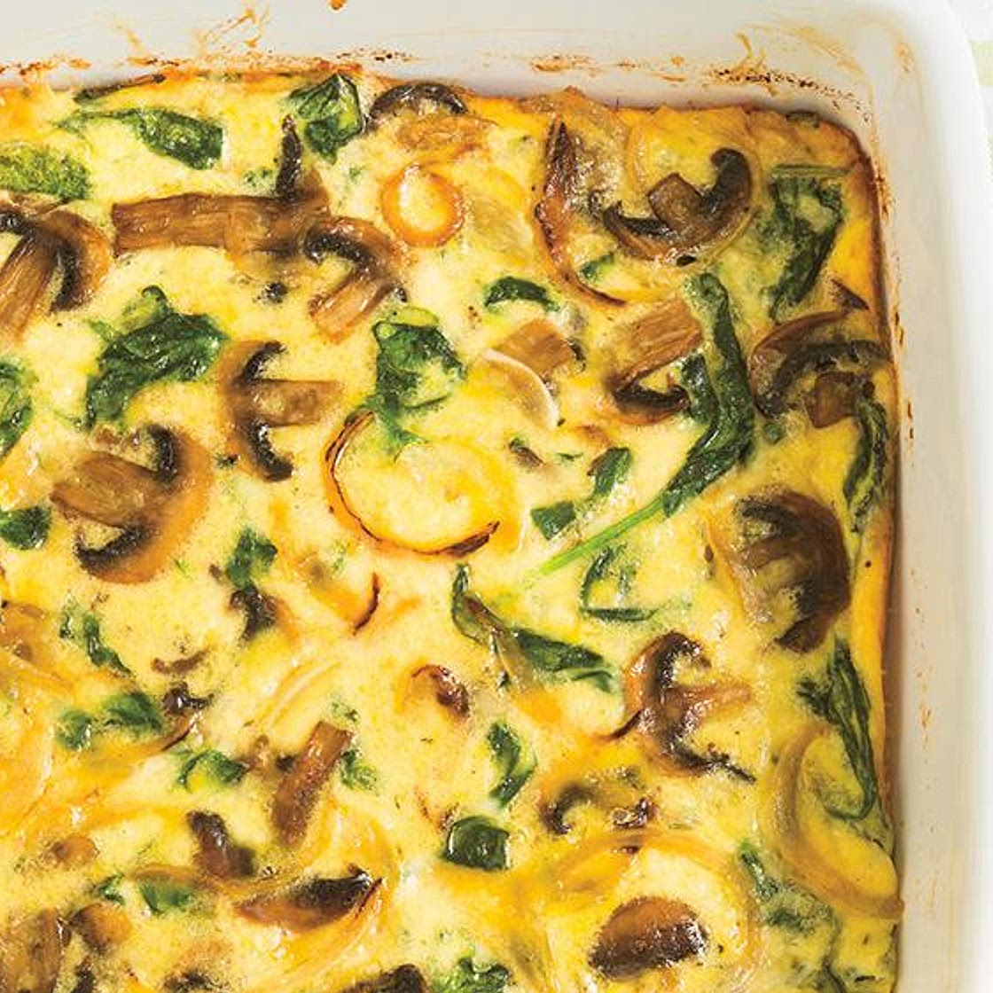 Mushroom and Spinach Frittata