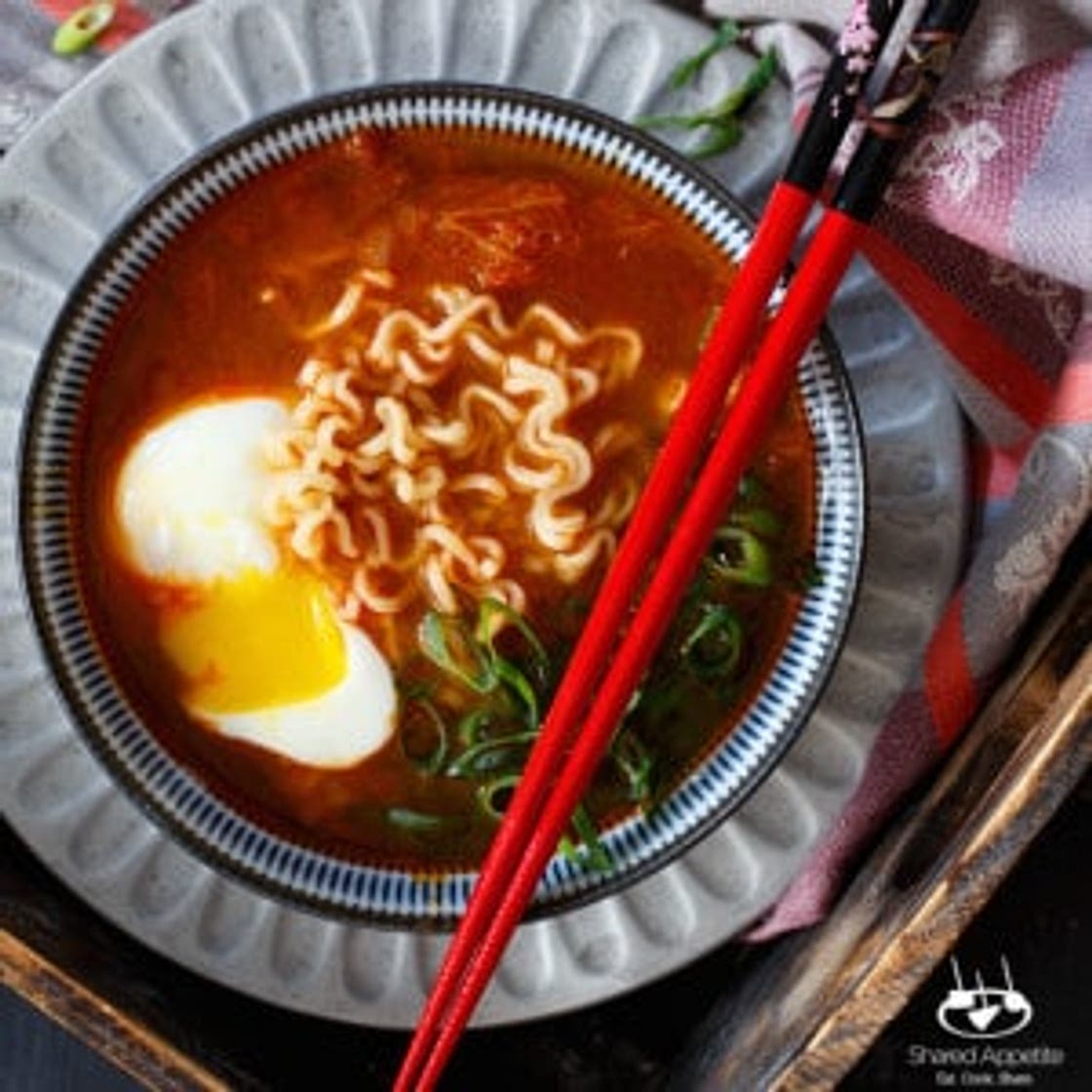 Spicy Korean Kimchi Ramen