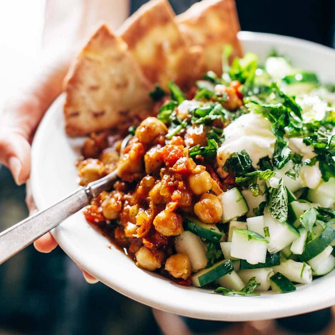 Quick and Easy Spiced Chickpea Bowls