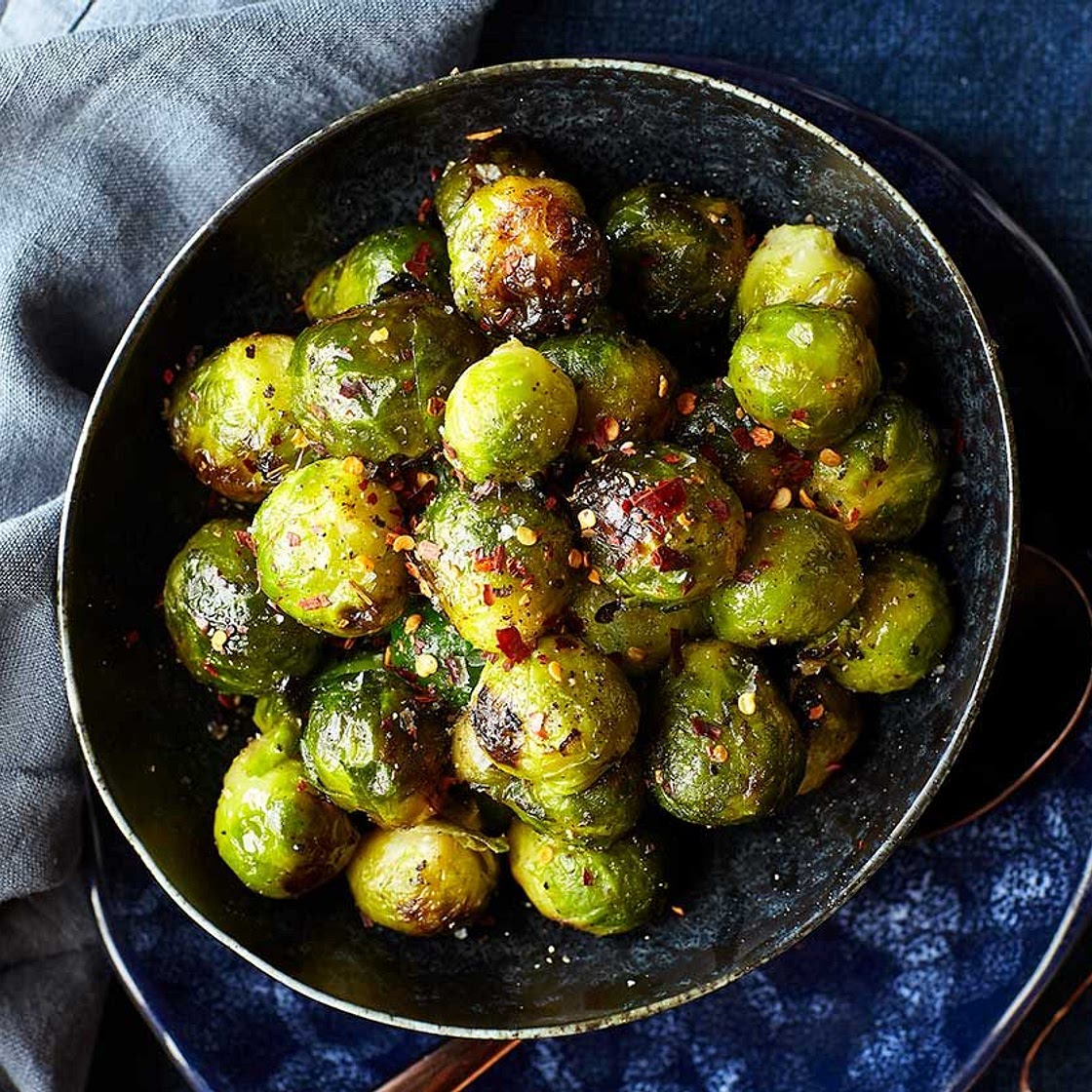 Air-fryer brussels sprouts
