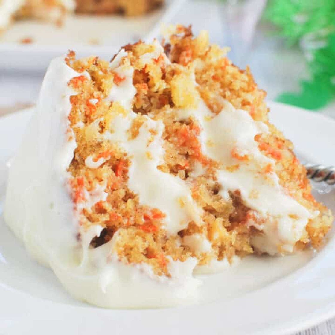 Carrot Cake with Buttermilk Glaze