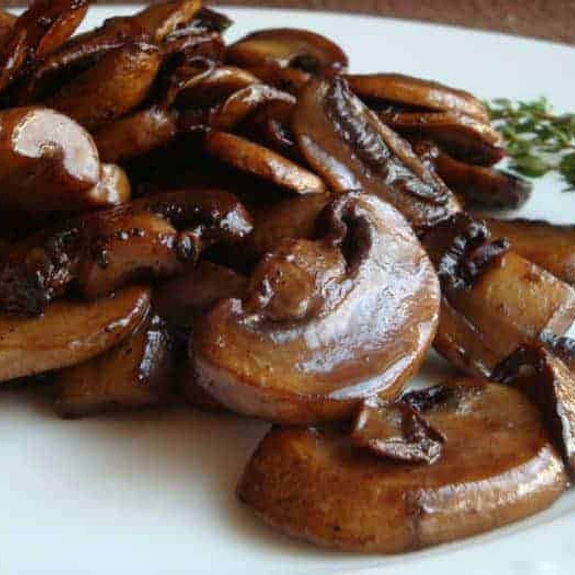 Glazed Mushrooms