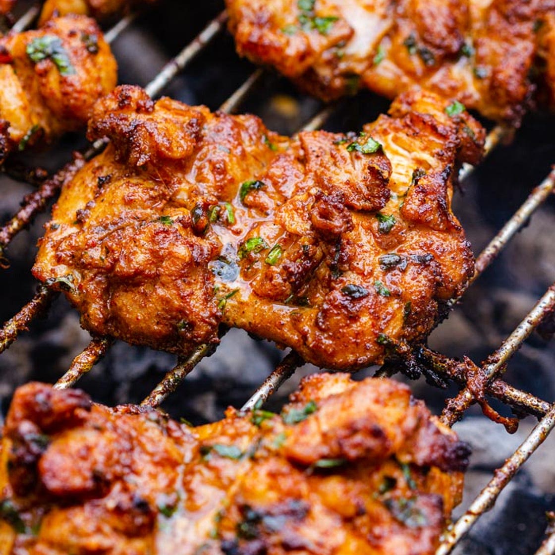 Grilled Boneless Chicken Thighs