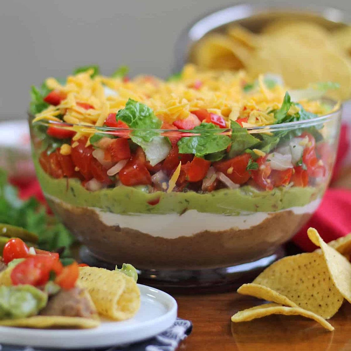 Vegan 7 layer dip
