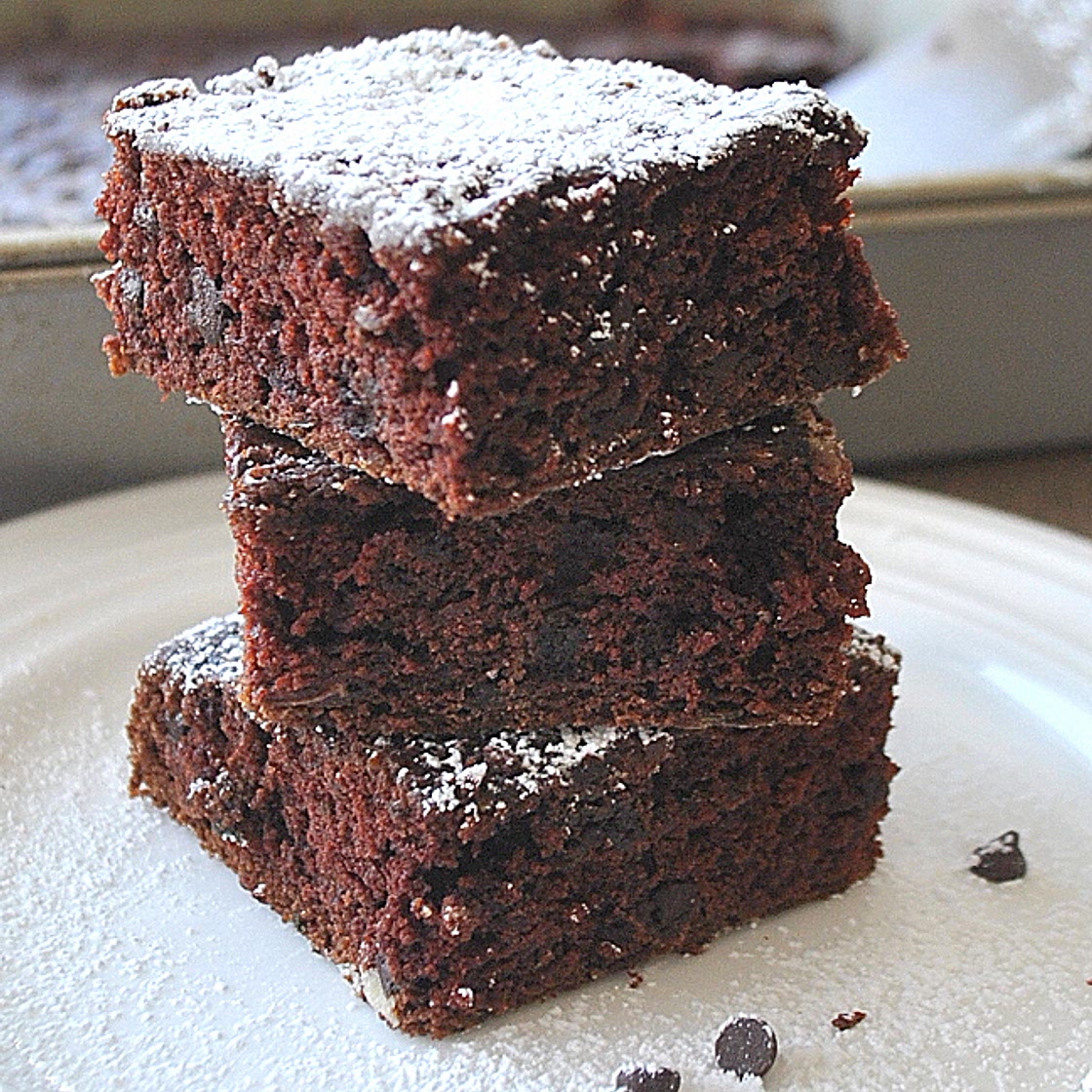 Best Chocolate Zucchini Brownies (Vegan)