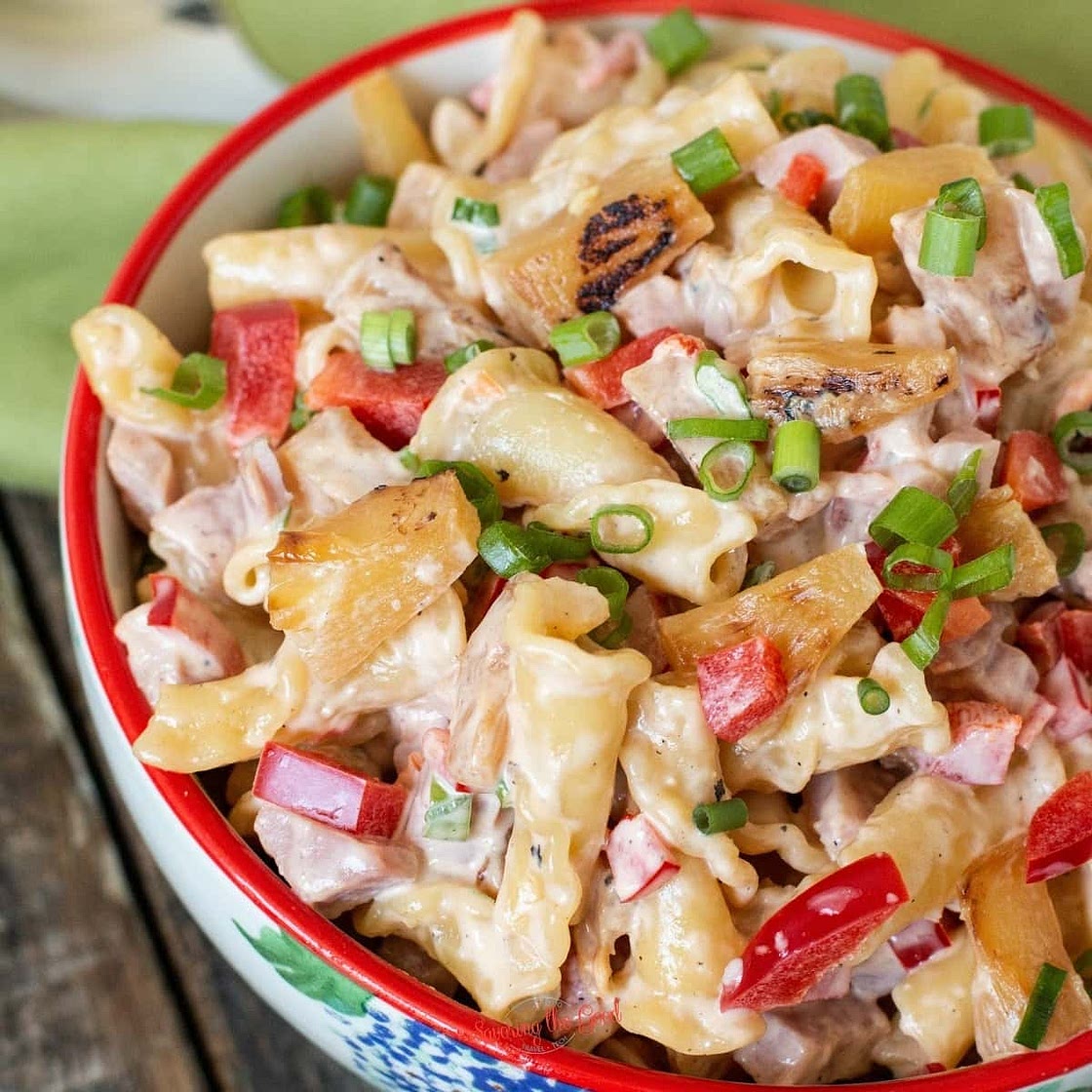 Ham & Pineapple Pasta Salad