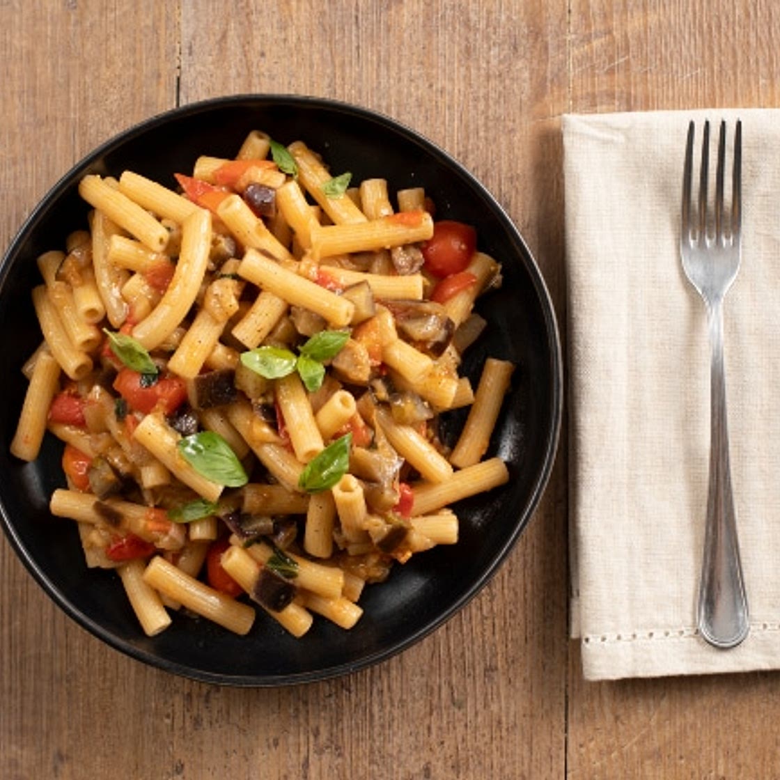 Pasta con le melanzane