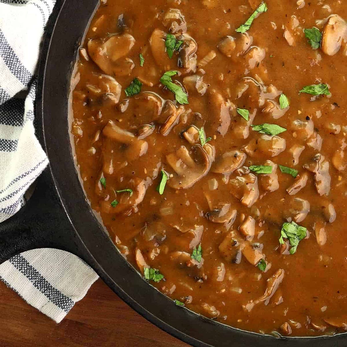 BEST Mushroom Gravy