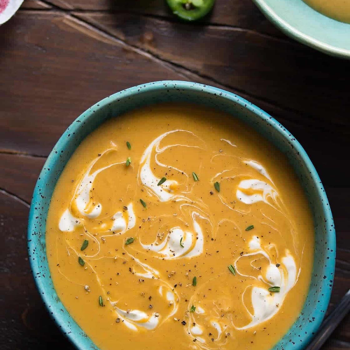 Spicy Caribbean-Inspired Sweet Potato Soup