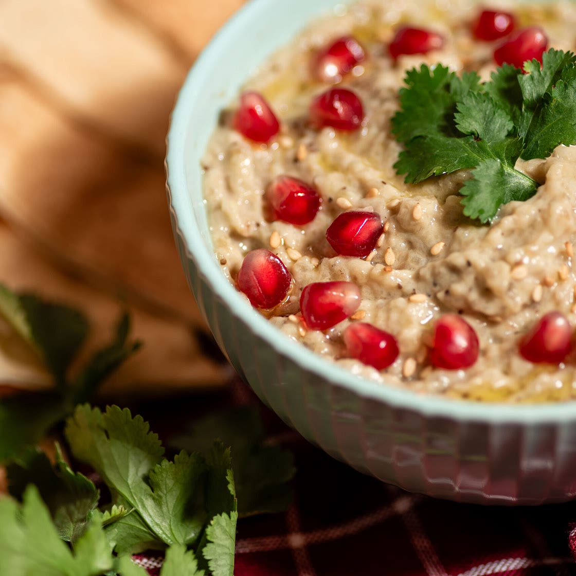 Baba ganoush au barbecue