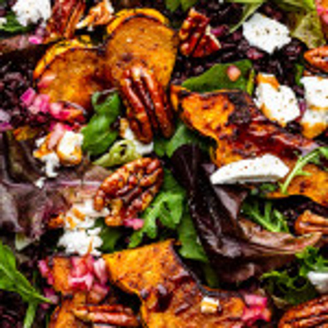 Roasted squash salad